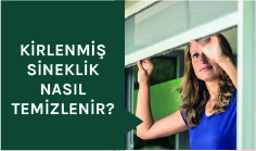 Kirlenmiş sineklik nasıl temizlenir?