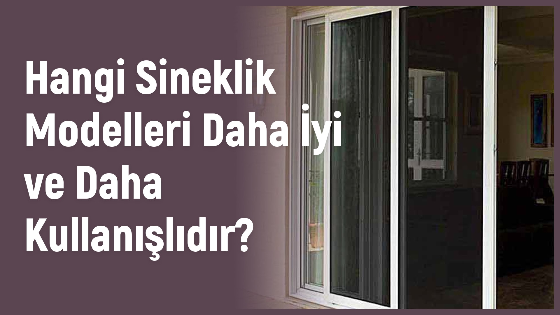 Hangi Sineklik Modelleri Daha İyi ve Daha Kullanışlıdır?