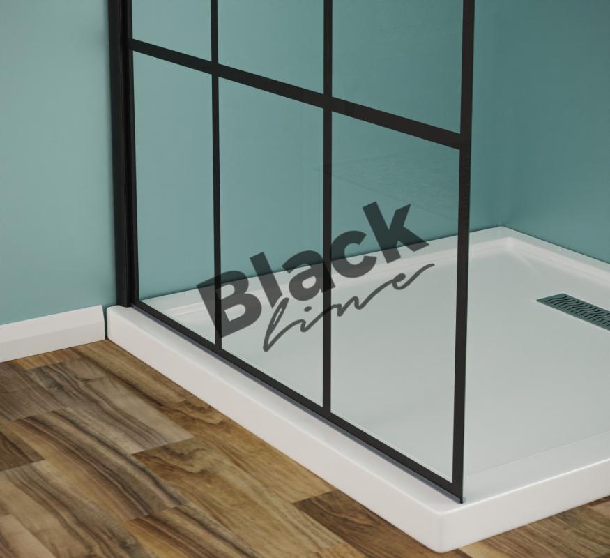 Sabit Panel Full Cam Duşakabin Seperatör UV Serigrafik Orjinal Baskı 8 MM Otel Tipi H:200